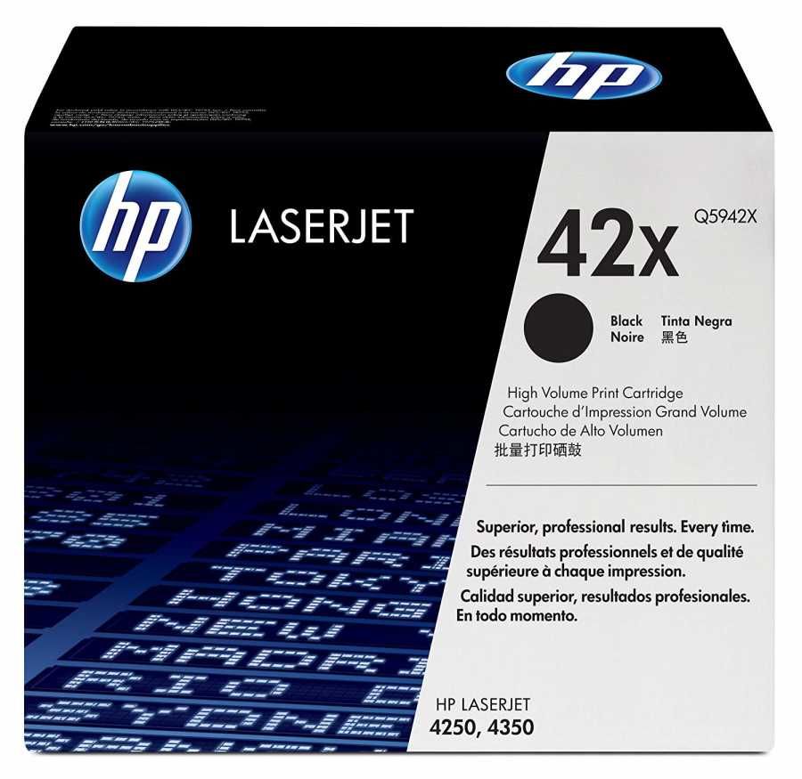 HP Q5942X (42X) Siyah Orjinal Toner - Laserjet 4250 (T8521)