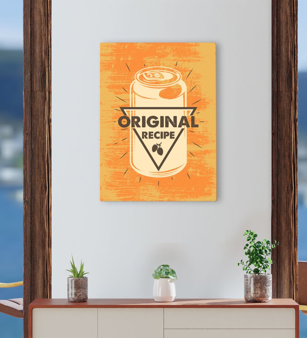 BK Gift Cafe & Bar & Restaurant Konseptli Kanvas Tablo 30x50cm-15