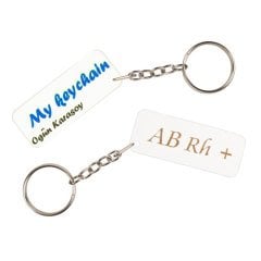 MDF Kan Grubu Anahtarlık AB RH (+)