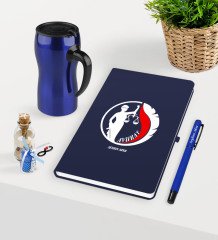 Kişiye Özel Avukat Temalı Lacivert Defter Kalem ve Termos Mug Seti  - 14