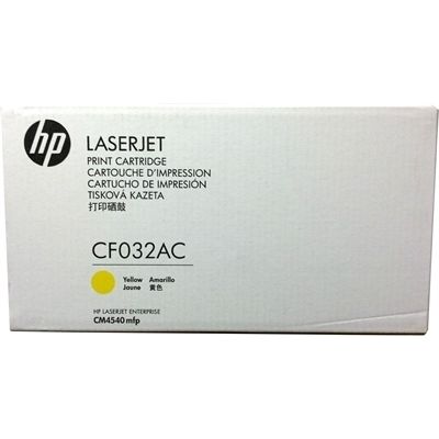 HP CF032AC (646A) Sarı Orjinal Toner - LaserJet CM4540  (T3361)