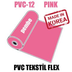 PVC Pembe (Pink)  Flex / 51 cm x 1 metre