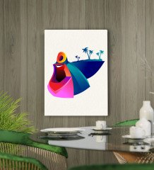 BK Gift Cafe & Bar & Restaurant Konseptli Kanvas Tablo 50x70cm-17