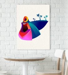 BK Gift Cafe & Bar & Restaurant Konseptli Kanvas Tablo 70x100cm-17