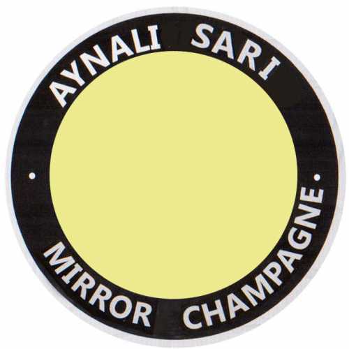 Sublimasyon Aynalı Sarı Metal 30.5x61 cm - 0,45 mm