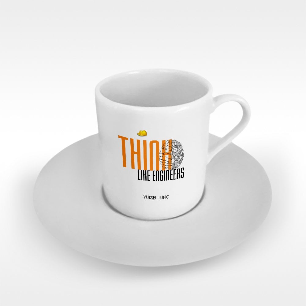 Kişiye Özel Mesleki Mühendis Türk Kahvesi Fincanı - 2