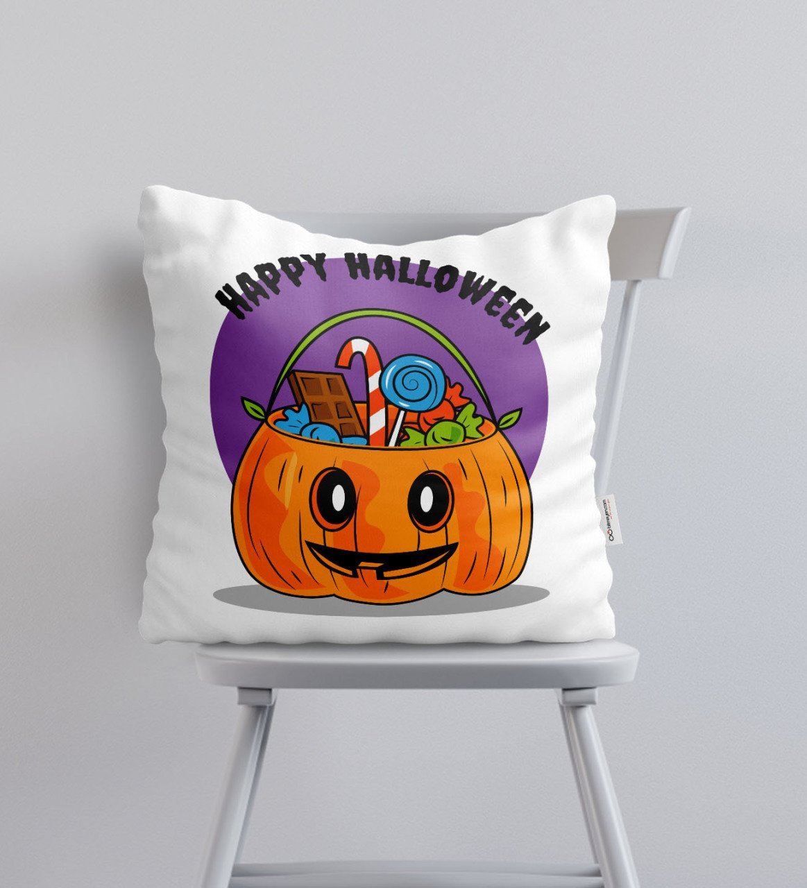 BK Gift Happy Halloween Tasarımlı Yastık-11