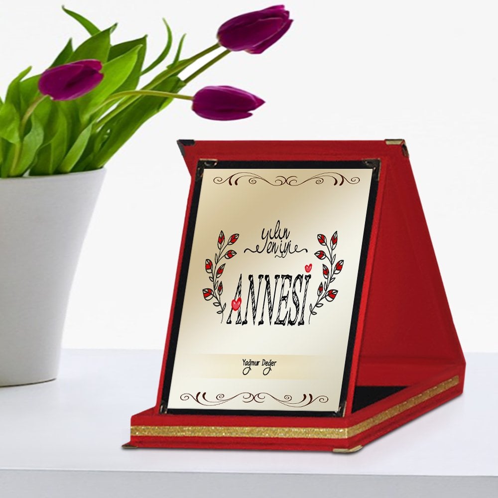 Kişiye Özel Yılın En İyi Annesi Kırmızı Plaket Ödülü - 3