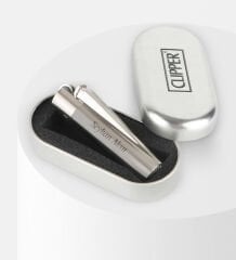 Kişiye Özel Hediye Kutusunda Silver Clipper Çakmak