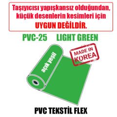 PVC Açık Yeşil (Light Green) Flex / 51 cm x 1 metre