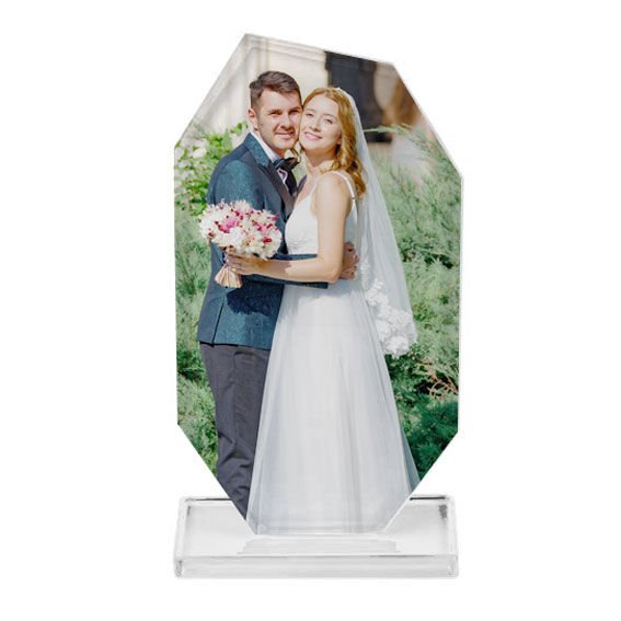 Sublimasyon Beyaz Kristal Plaket  1008