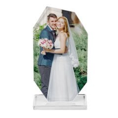 Sublimasyon Beyaz Kristal Plaket  1008