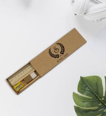 BK Gift Kişiye Özel Baş Harfli İsimli Geri Dönüşümlü Kırtasiye Seti