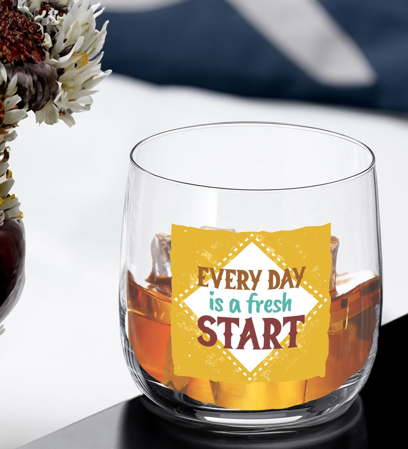 BK Gift DTF Motto Tasarımlı Storsınt Viski Kadehi-6, Arkadaşa Hediye, Sevgiliye Hediye