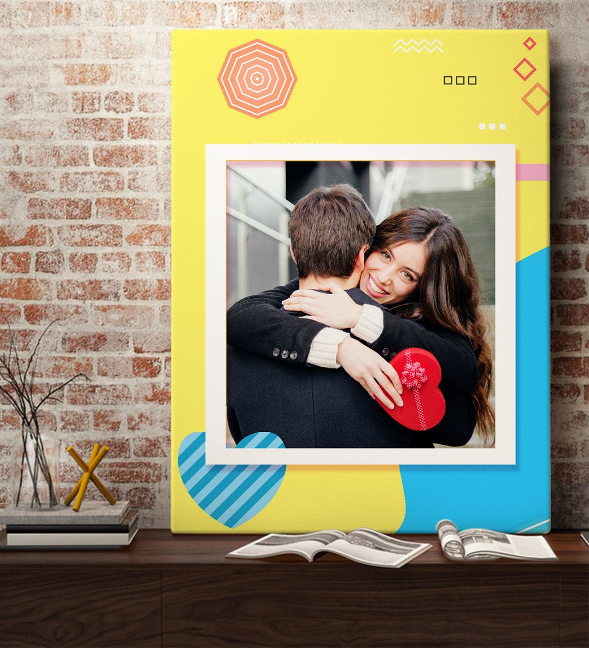 Kişiye Özel Fotoğraflı Sanatsal Kanvas Tablo 9 (70x100cm.)