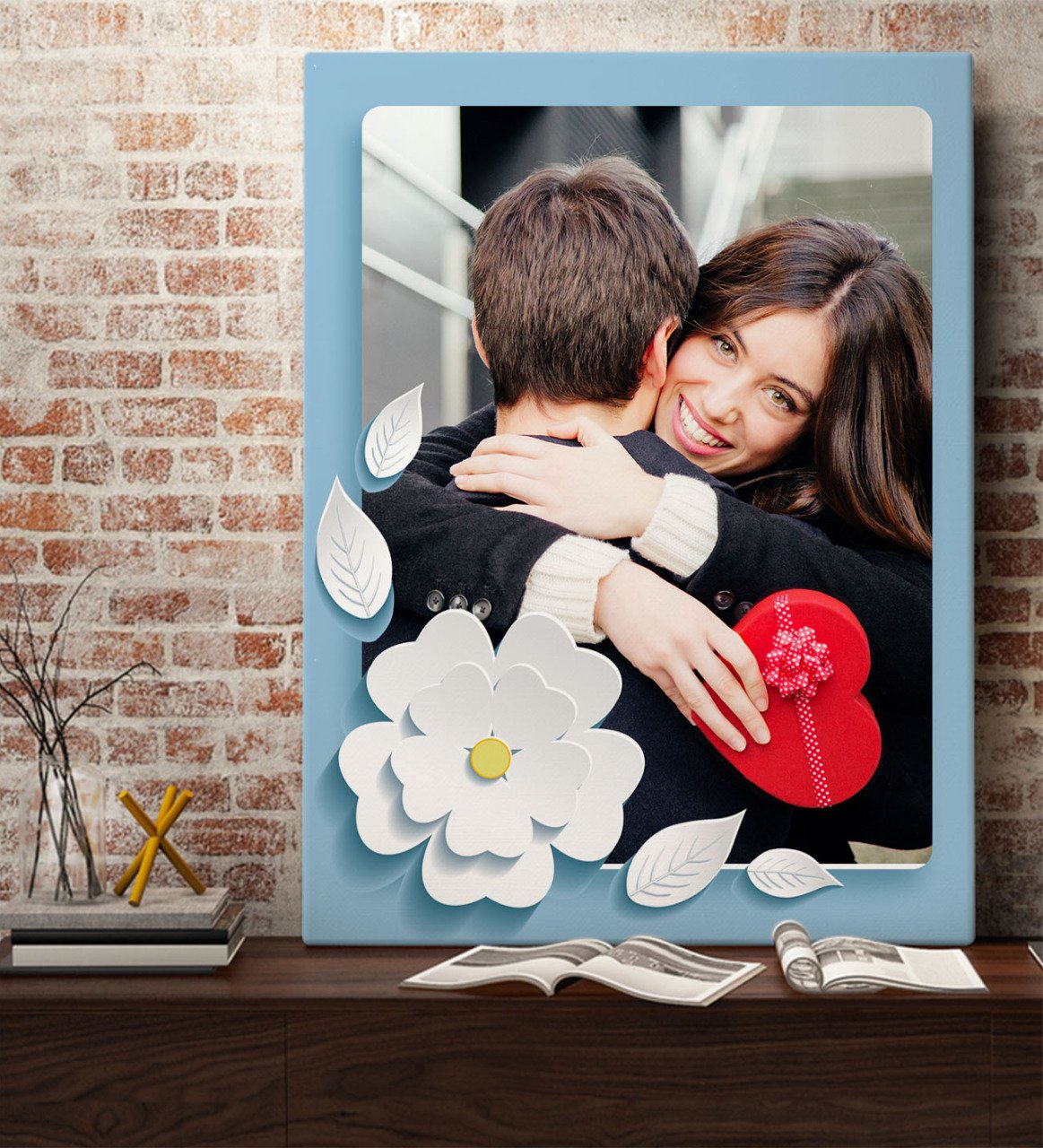 Kişiye Özel Fotoğraflı Sanatsal Kanvas Tablo 10(70x100cm.)