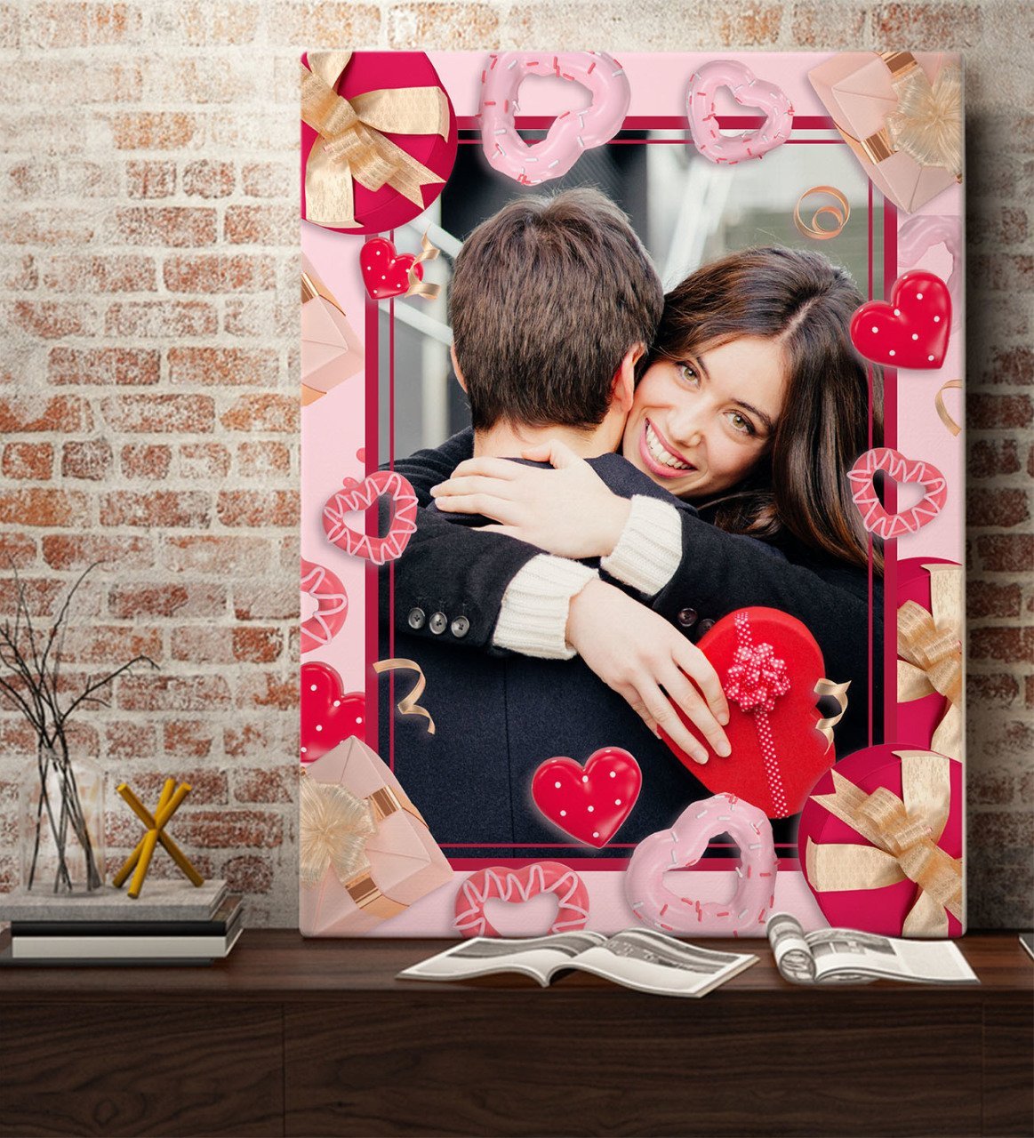 Kişiye Özel Fotoğraflı Sanatsal Kanvas Tablo 11  (70x100cm.)