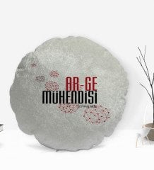 Kişiye Özel İsimli Arge Mühendisi Tasarımlı Dekoratif Kırlent Yastık-1