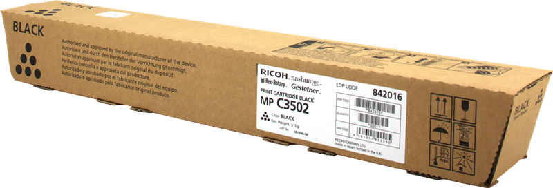 Ricoh 842016 MP-C3002 / MP-C3502 Siyah Orjinal Fotokopi Toneri 28.000 Sayfa (T10335)
