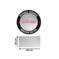 Sublimasyon Aynalı Gümüş Metal 30x60 cm - 0,45 mm