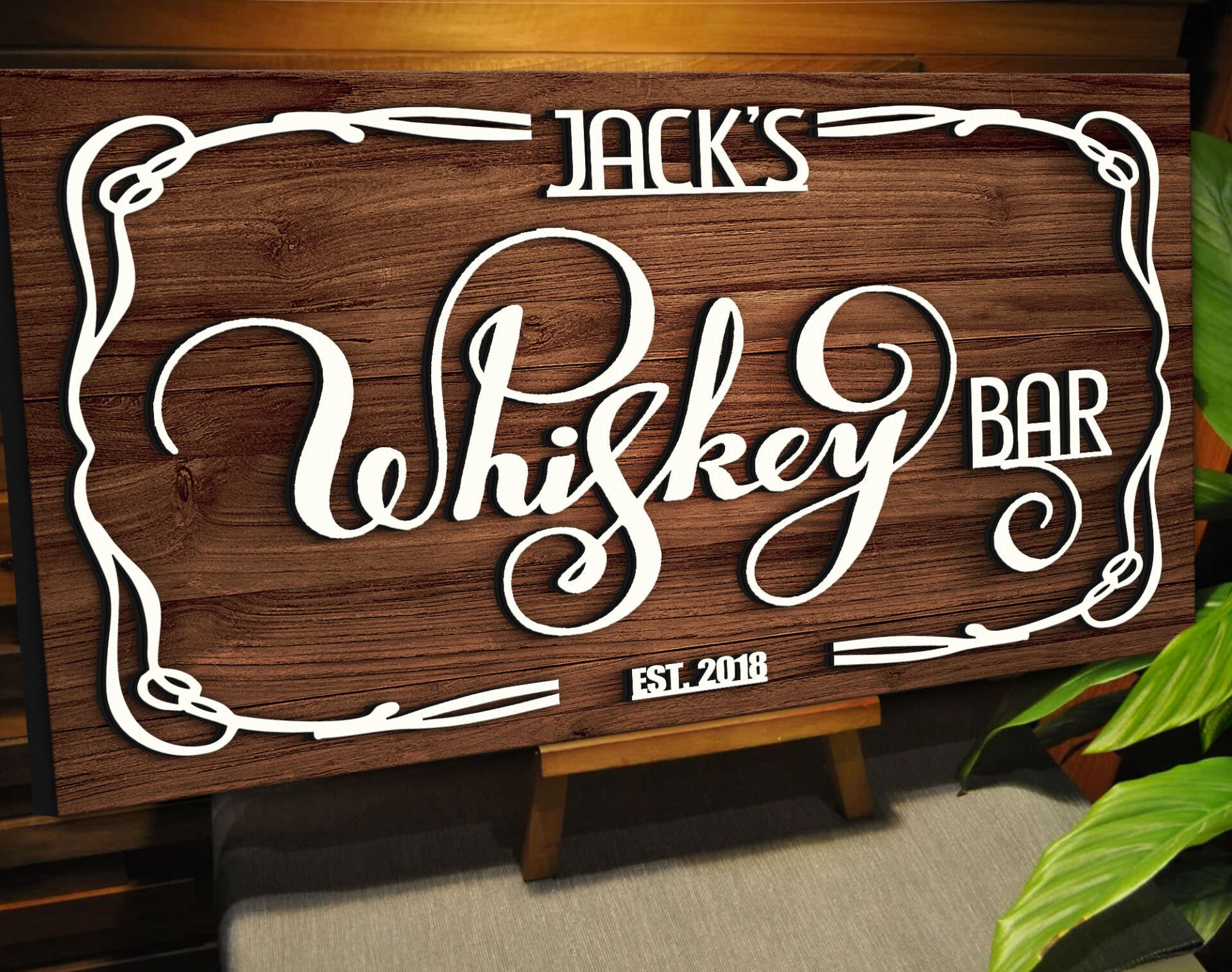 BK Gift Kişiye Özel Kabartma Tasarım Ahşap Bar Tabelası, Home Bar Tabela, Rustik Ev Dekorasyonu, Duvar Dekoru-21