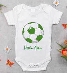 BK Kids Kişiye Özel Fotoğraflı Bebek Yastık ve Bebek Body Zıbın Hediye Seti - Model 1.5