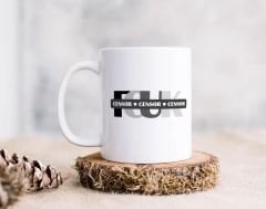 BK Gift Fcuk Tasarımlı Beyaz Kupa Bardak Arkadaşa Hediye , Doğum Günü Hediyesi-3