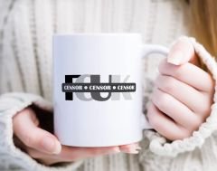 BK Gift Fcuk Tasarımlı Beyaz Kupa Bardak Arkadaşa Hediye , Doğum Günü Hediyesi-3