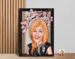 BK Gift Kişiye Özel Anneler Günü Karikatürlü 3D Ahşap Tablo, Anneye Hediye, Anneler Günü Hediyesi-9