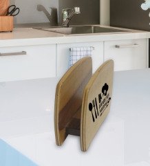 Kişiye Özel İsimli Lüks Ahşap Peçetelik-10