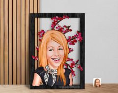 BK Gift Kişiye Özel Anneler Günü Karikatürlü 3D Ahşap Tablo, Anneye Hediye, Anneler Günü Hediyesi-10