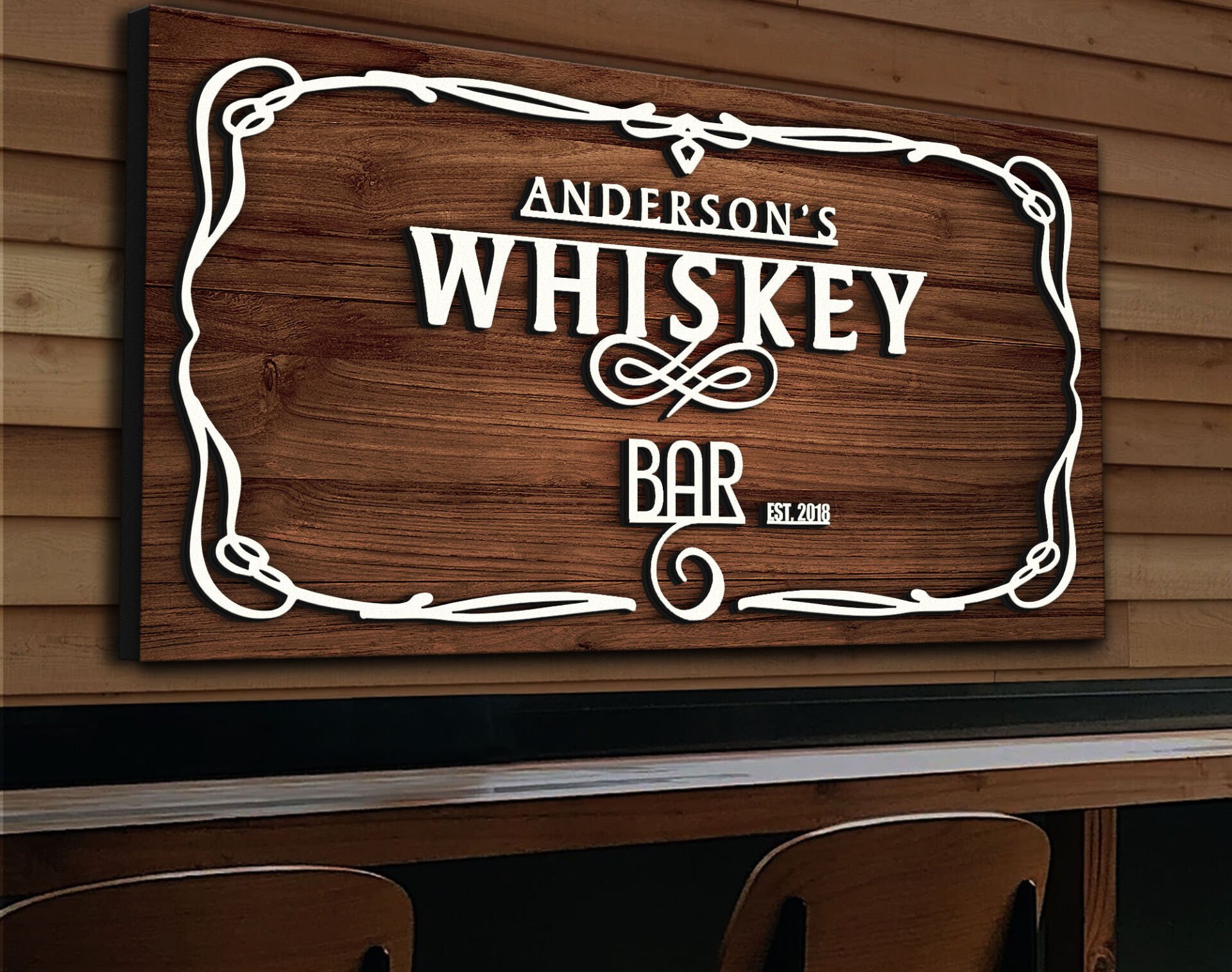 BK Gift Kişiye Özel Kabartma Tasarım Ahşap Bar Tabelası, Home Bar Tabela, Rustik Ev Dekorasyonu, Duvar Dekoru-22