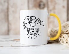 BK Gift Kişiye Özel İsimli Babalar Günü Temalı Sarı Kupa Bardak-8, Babalar Günü Hediyesi, Babaya Hediye
