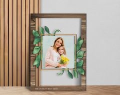 BK Gift Kişiye Özel Anneler Günü Fotoğraflı 3D Ahşap Tablo, Anneye Hediye, Anneler Günü Hediyesi-2