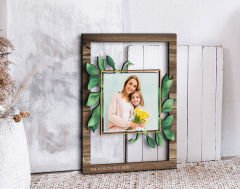 BK Gift Kişiye Özel Anneler Günü Fotoğraflı 3D Ahşap Tablo, Anneye Hediye, Anneler Günü Hediyesi-2