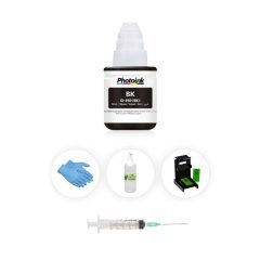 Canon Tüm Modeller için  Photoink PLUS Siyah Kartuş Dolum Seti