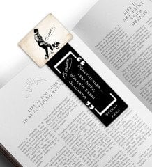 Kişiye Özel İsimli Atatürk Temalı Ahşap Kitap Ayracı-16