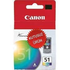 Canon CL-51 Renkli Orjinal Kartuş (U) (T8572)