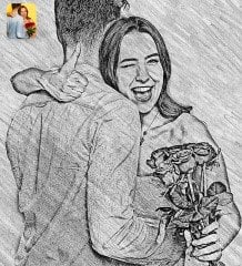 Kişiye Özel Dijital Karakalem-1