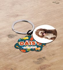 BK Gift Evcil Dostlara Özel İsimli 2’li Ahşap Pet Tasma Künyesi - Model 3-3