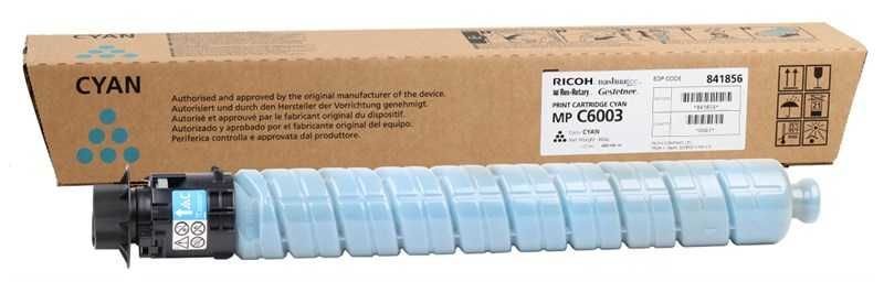 Ricoh Aficio MP-C6003 Mavi Orjinal Fotokopi Toneri - 841856 (T10408)