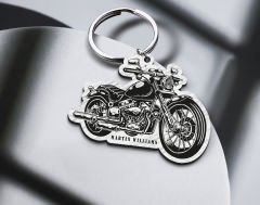 BK Gift Kişiye Özel Motorcu Temalı Ahşap Anahtarlık-12, Arkadaşa Hediye, Sevgiliye Hediye, Motorcuya Hediyeler