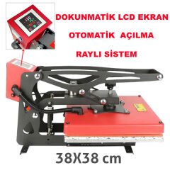 Otomatik Transfer Baskı Presi 38x38 cm