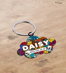 BK Gift Evcil Dostlara Özel İsimli 2’li Ahşap Pet Tasma Künyesi - Model 3-7