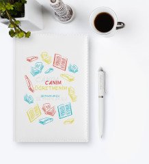Kişiye Özel Canım Öğretmenim 2023 Deri Ajanda & Kalem Hediye Seti - 3