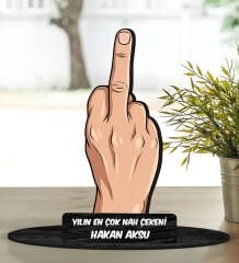 BK Gift Kişiye Özel Nah Tasarımlı Karikatür Biblo -2, Arkadaşa Hediye, Eğlenceli Hediye