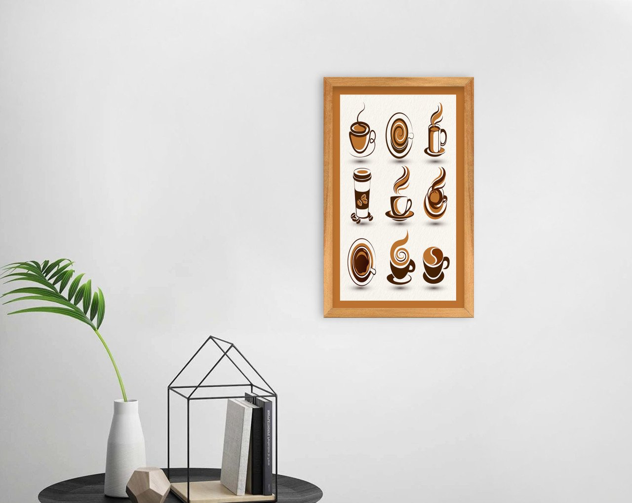 BK Home Coffee Tasarımlı Dekoratif Retro Ahşap Tablo-5