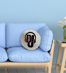 Kişiye Özel İsimli Dj Tasarımlı Dekoratif Kırlent Yastık-1