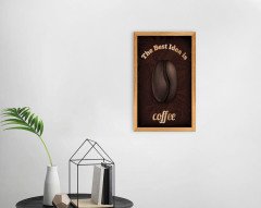 BK Home Coffee Tasarımlı Dekoratif Retro Ahşap Tablo-7