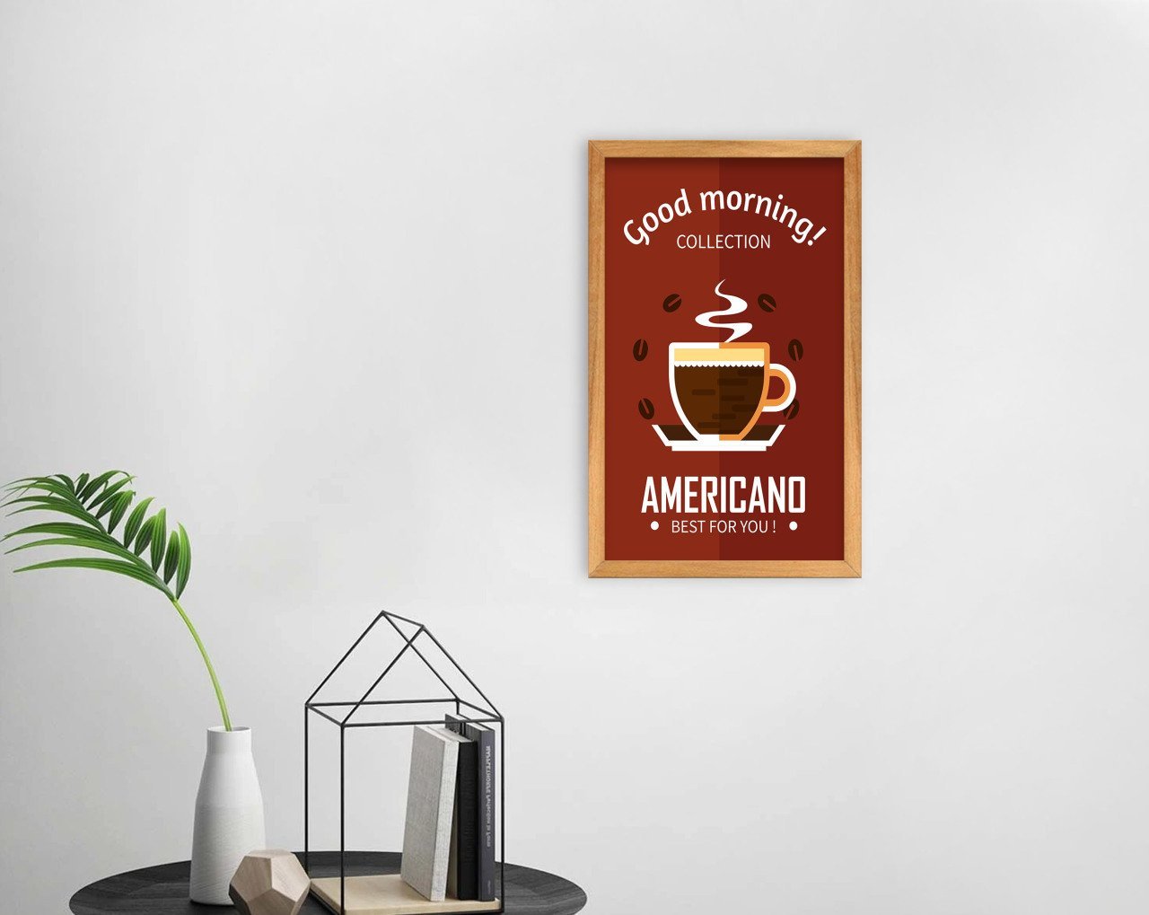 BK Home Coffee Tasarımlı Dekoratif Retro Ahşap Tablo-8